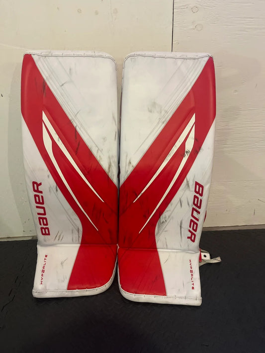 Medium Bauer Pro Stock Hyperlite 2 Goalie Leg Pads